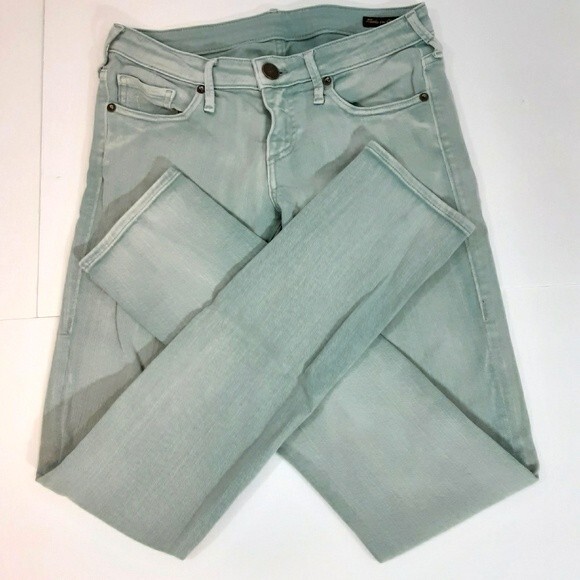 True Religion Jude Low Rise Skinny Jeans Light Wash Made in Italy Size 27 - Picture 2 of 6